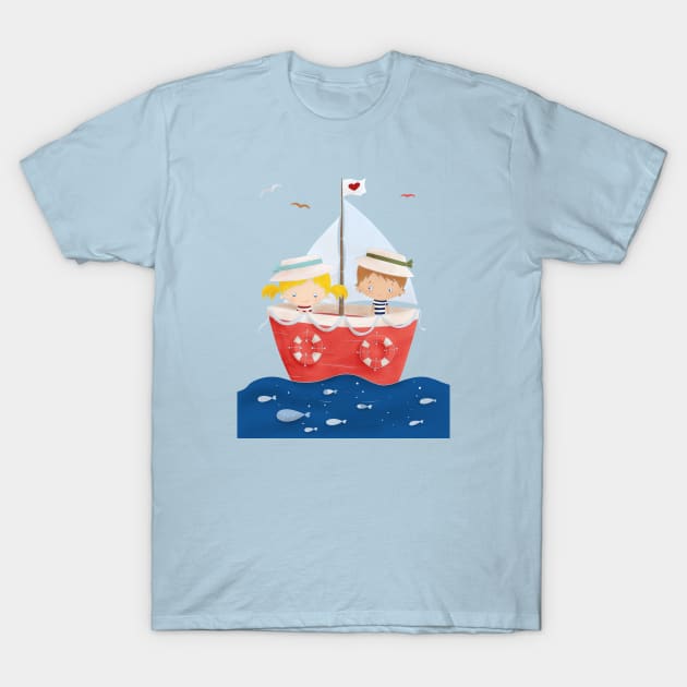 Sailing T-Shirt by Lmay